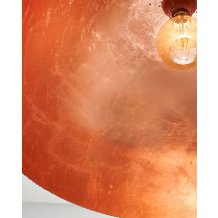 AMEDEO Halbkugel Pendelleuchte Oberfläche Corten (Rost)