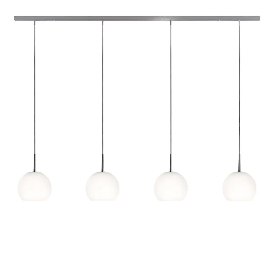 BALL S 4-flammige Opalglas Pendelleuchte