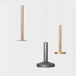 BCN 30 LED Pendelleuchte mit flachem Schirm