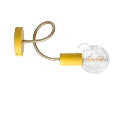 BILLE Flexible Wandlampe mit Farbakzent