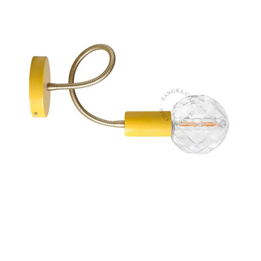 BILLE Flexible Wandlampe mit Farbakzent