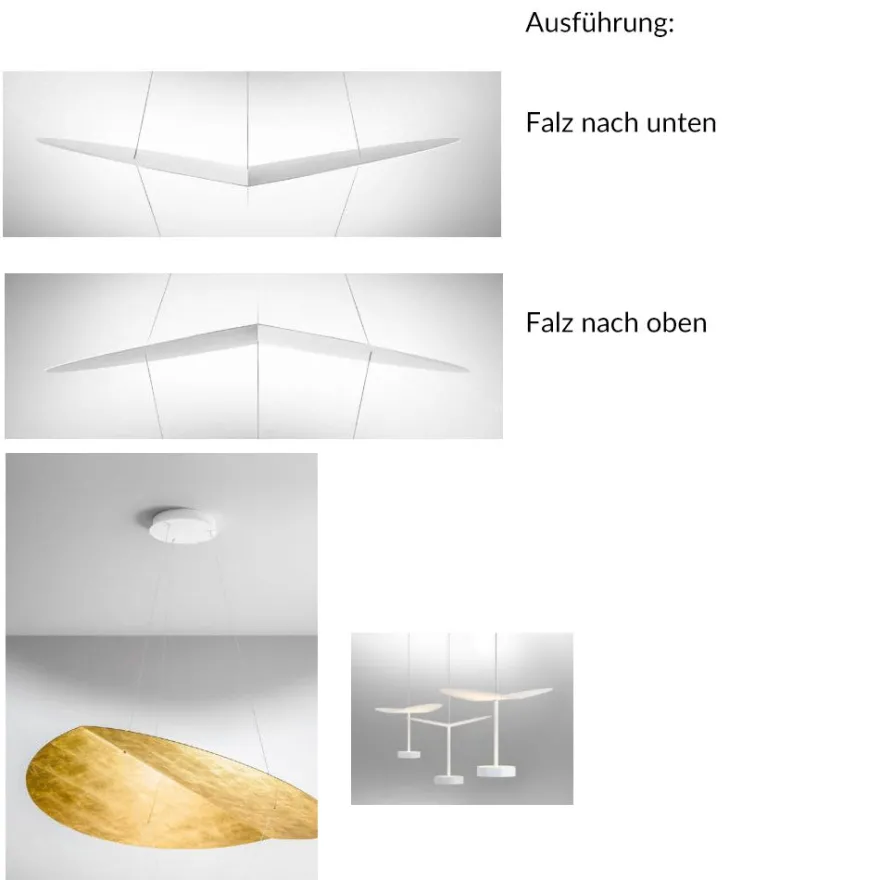 CYRCLE Kleine Design-Hängeleuchte für indirektes Licht