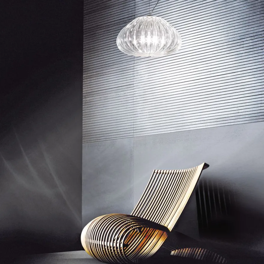DIAMANTE Brilliante Italienische Glas-Pendelleuchte