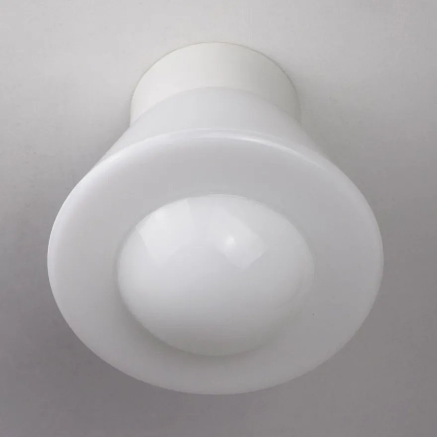 EDNA Weiße Deckenlampe im 20er Jahre Stil