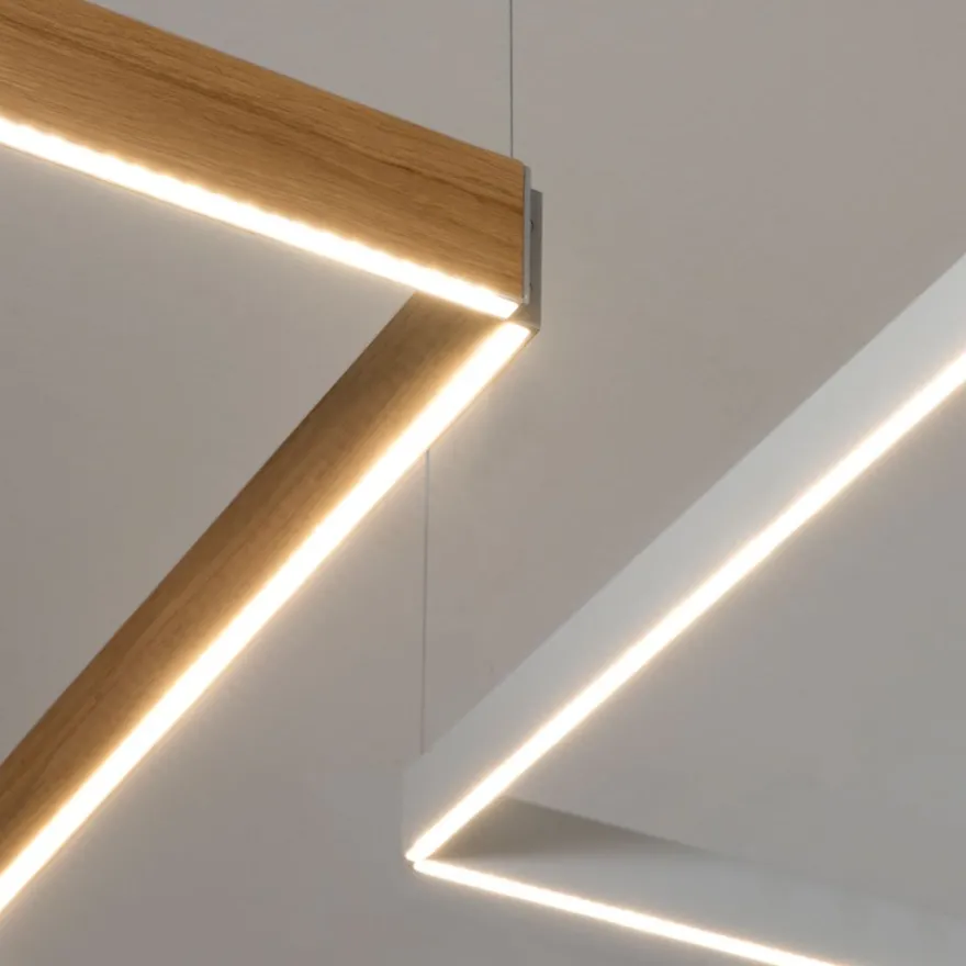 ESPADA LED Hängeleuchte in rechteckiger Form