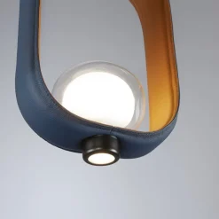 FILIPA Italienische Pendelleuchte mit Glaskugel