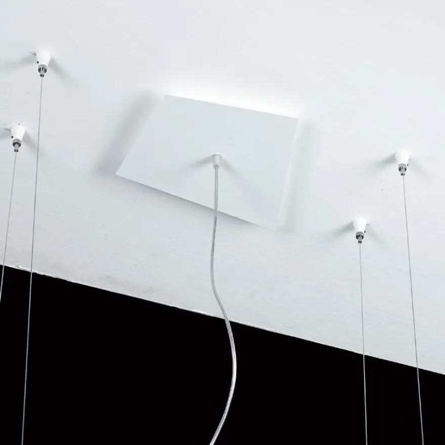 FURIO Große Hängelampe mit LED Punkten