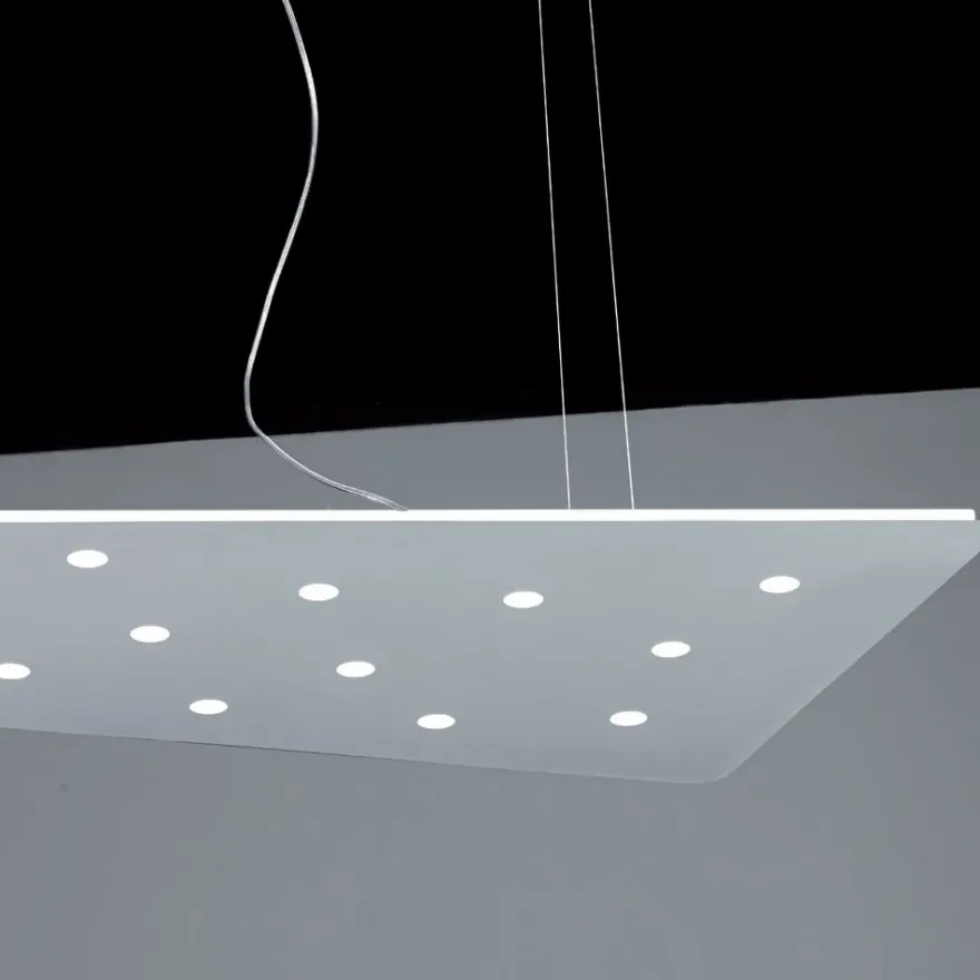 FURIO Große Hängelampe mit LED Punkten