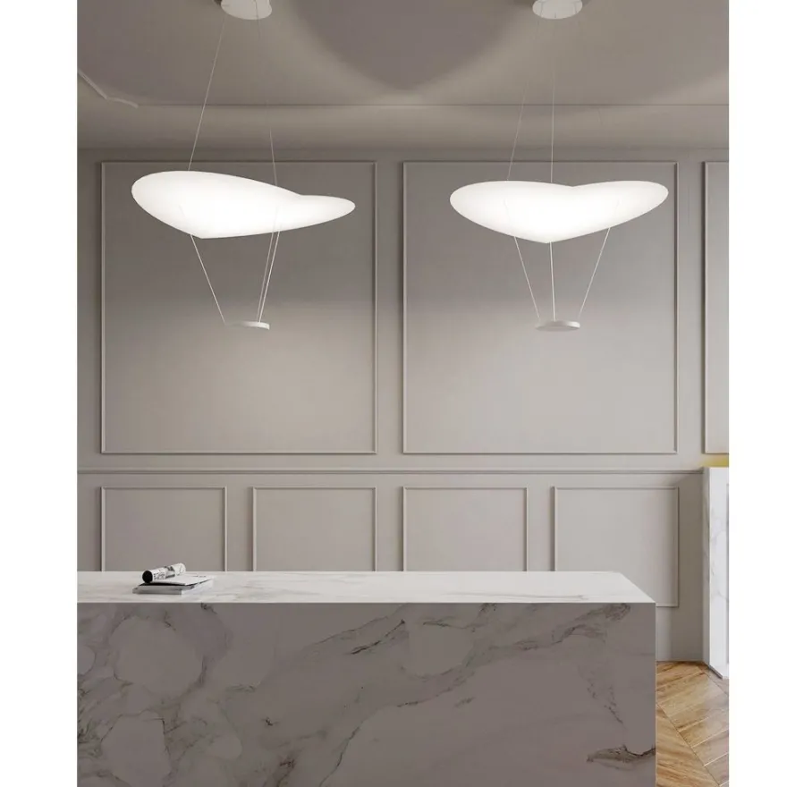 Große Design-Hängeleuchte mit 100 cm Durchmesser
