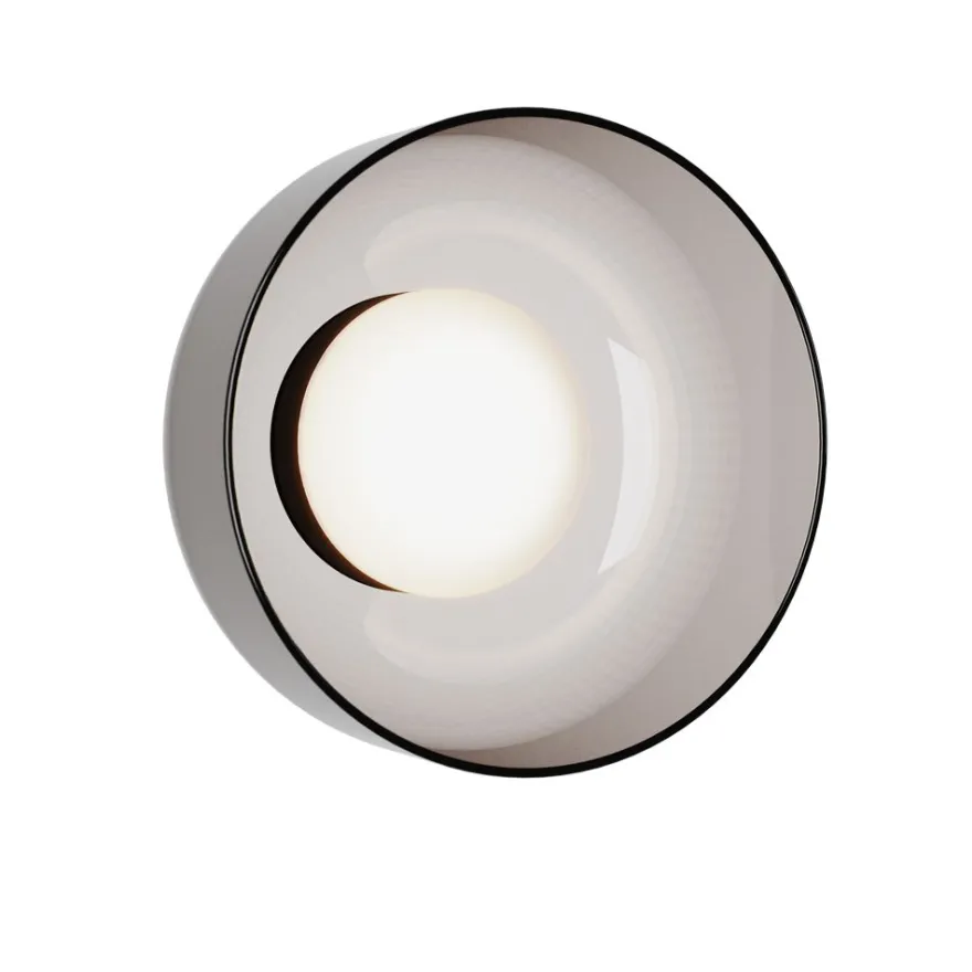 IPON Runde Wandleuchte Glas