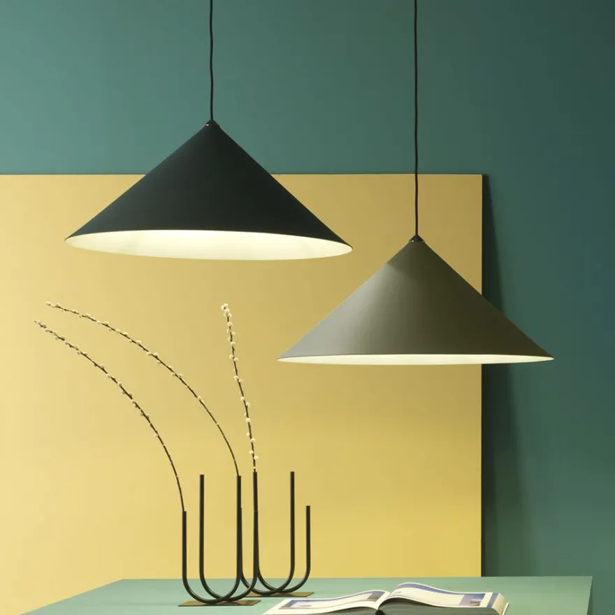 JEENA Moderne Pendelleuchte mit Kegelschirm