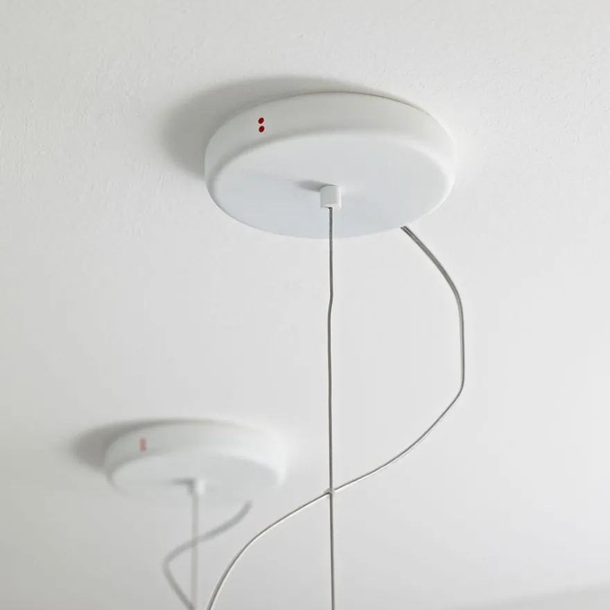 JOON Italienische Pendelleuchte mit Opalglas