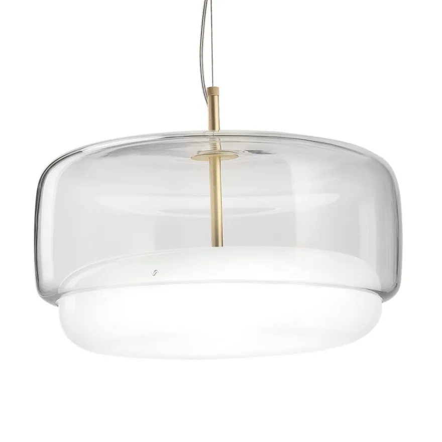 JUBE Große italienische LED Glaspendelleuchte mit Diffusor