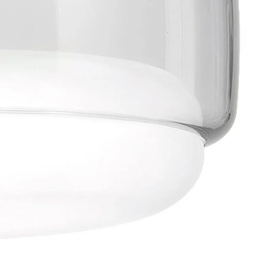 JUBE Große italienische LED Glaspendelleuchte mit Diffusor