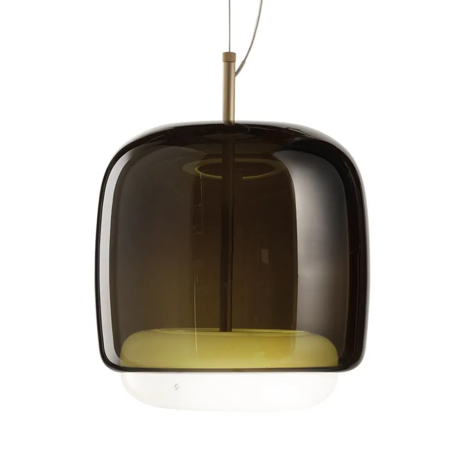 JUBE Zeitlose italienische LED Glaspendelleuchte mit Diffusor