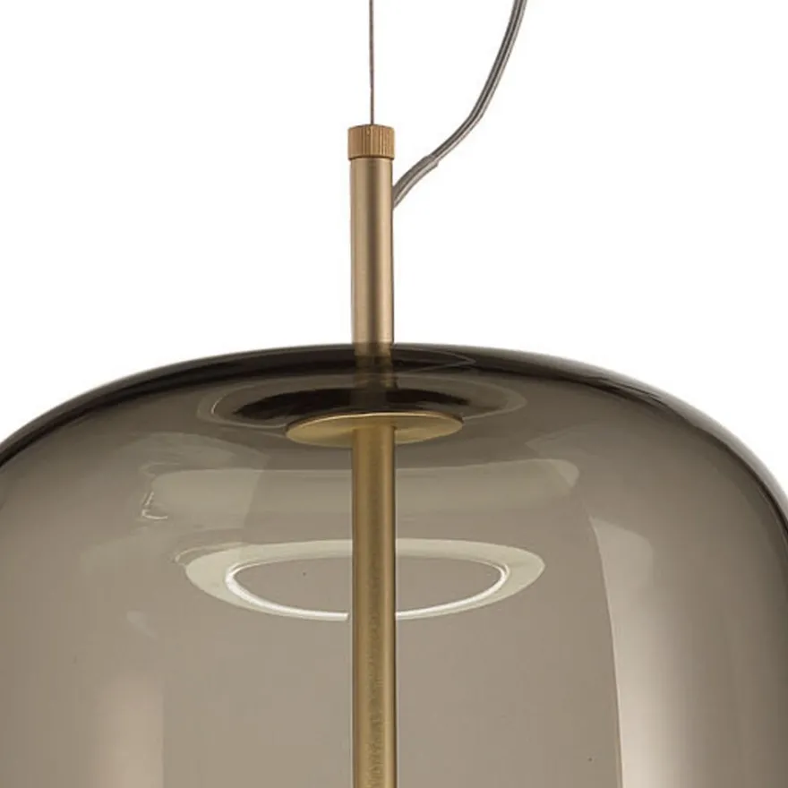 JUBE Zeitlose italienische LED Glaspendelleuchte mit Diffusor