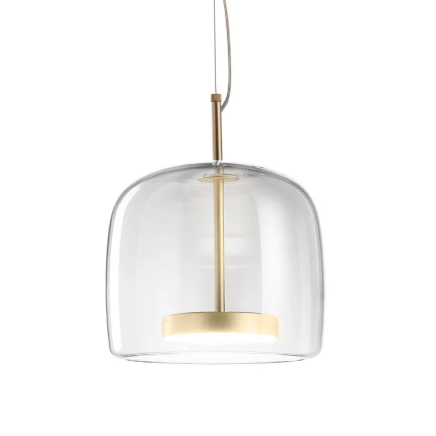 JUBE Zeitlose LED Glaspendelleuchte aus Italien Ø 26 cm