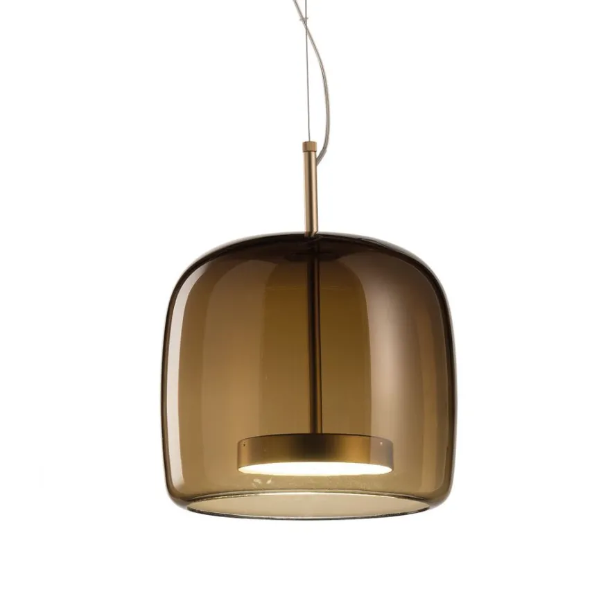 JUBE Zeitlose LED Glaspendelleuchte aus Italien Ø 26 cm