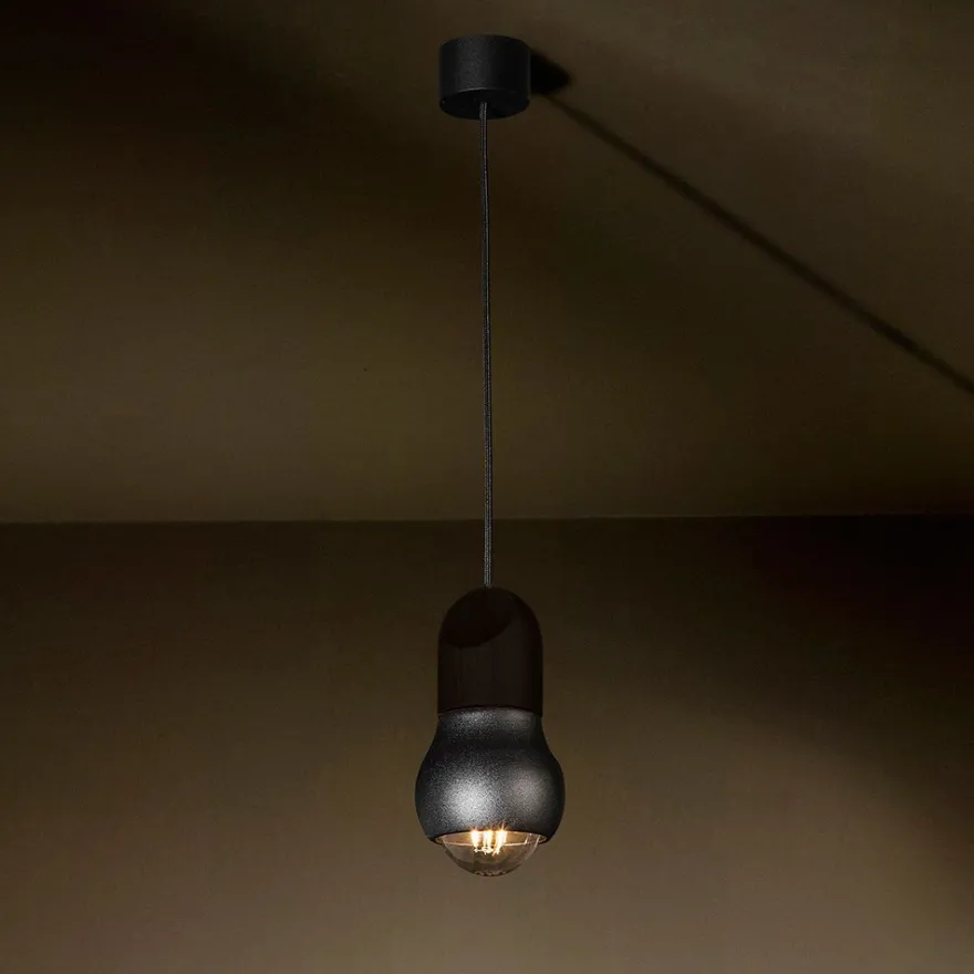 KALEBAS Design Pendelleuchte mit Eichenholz