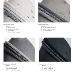 KNALLA SIMPLE Zylindrisches Beton Lampenpendel