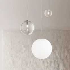 LABELL Glas-Pendelleuchte einzeln Ø 50 cm