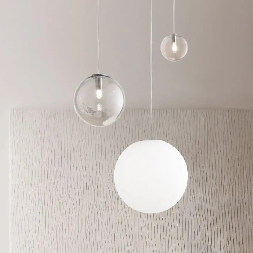 LABELL Glas-Pendelleuchte einzeln Ø 40 cm