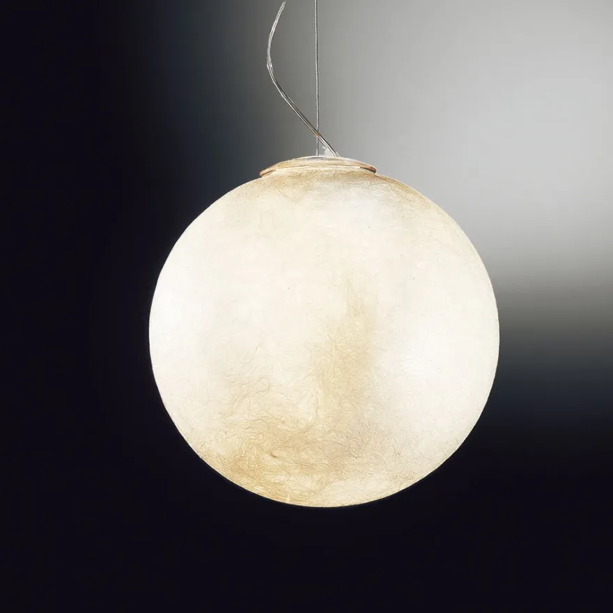 LUNA Mond-Leuchte aus weißem Kunstharz in vier Größen