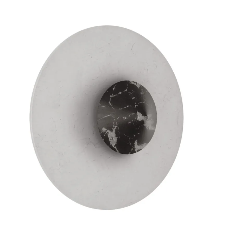 MARBLE Flache Wandleuchte Marmor-Alabaster