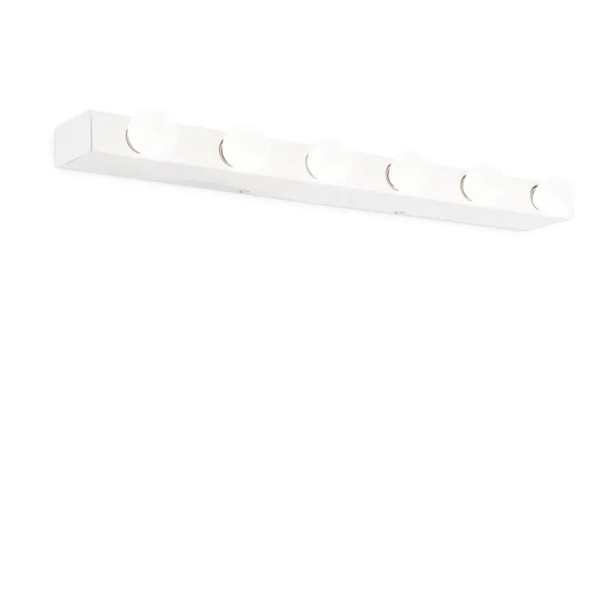 MIRRO Lange Wandleuchte für 6 Lampen