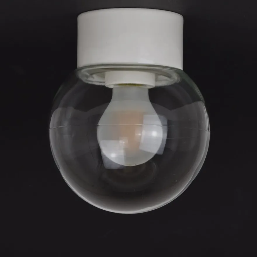MOD Robuste Feuchtraum- oder Aussenlampe mit Klarglas