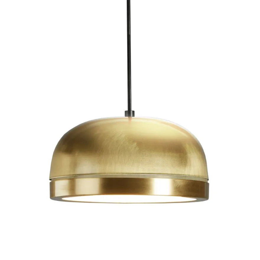 MOLLY M Halbrunde LED Pendelleuchte aus Messing oder Kupfer