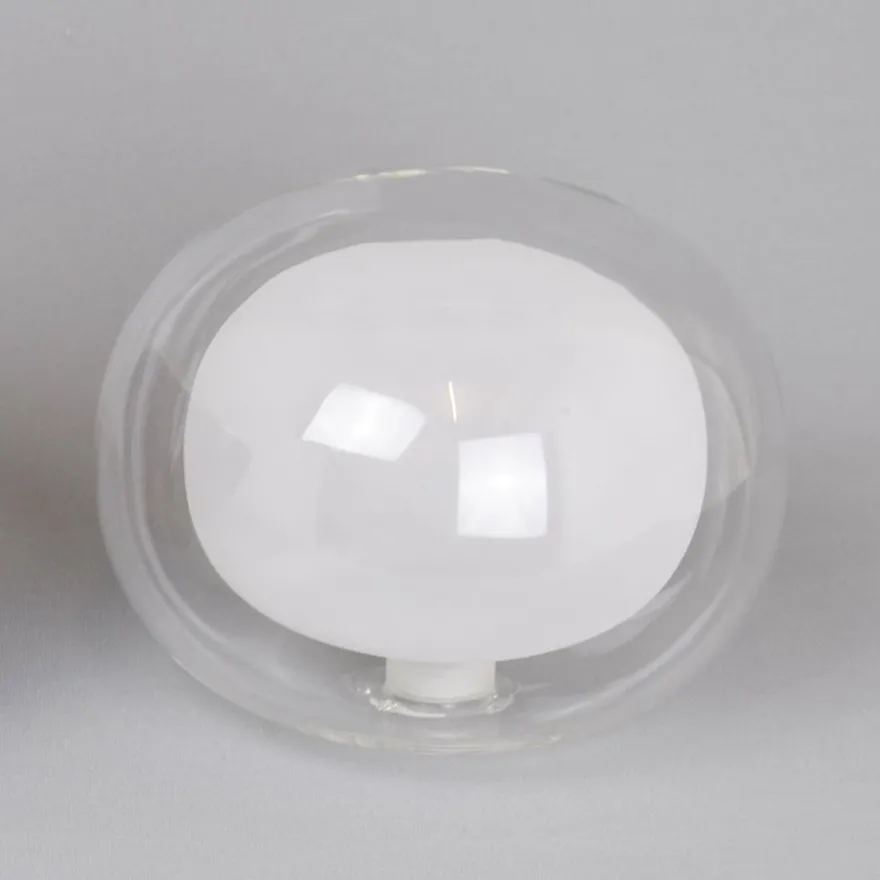 MUSE Kleine Pendelleuchte Schwarz u. Glas