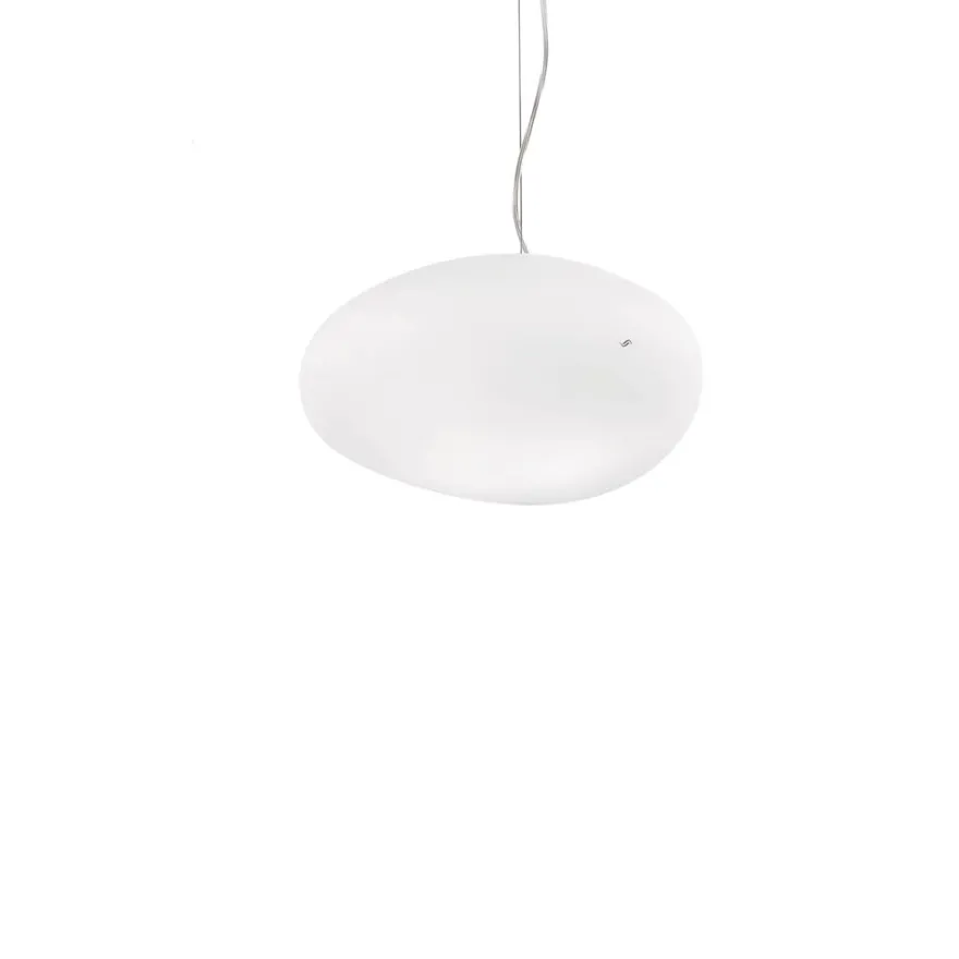 NEOCHIC Organische Pendelleuchte mit weißem Glas