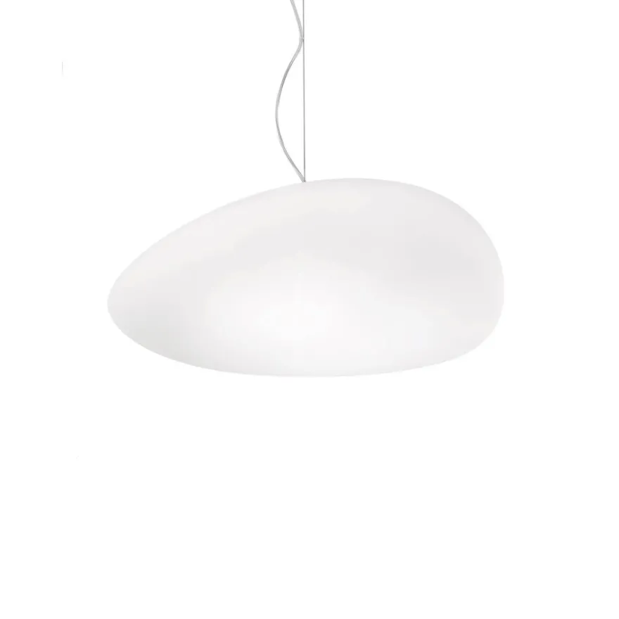 NEOCHIC Organische Pendelleuchte mit weißem Glas