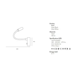 NIEKA Flexible Design Wandleuchte