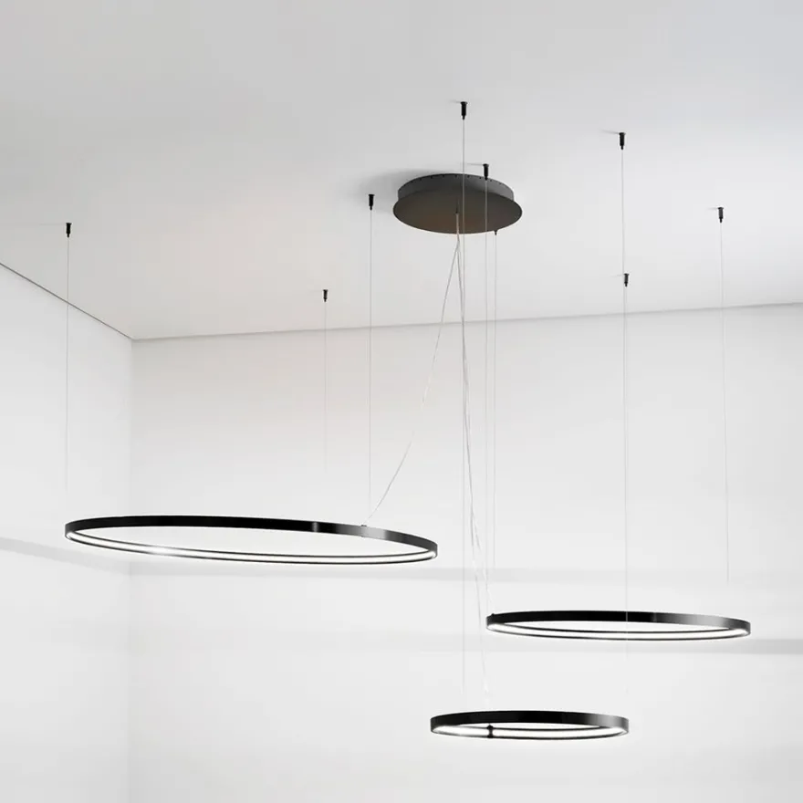 RINGS Ring LED Design Hängeleuchte - flächig