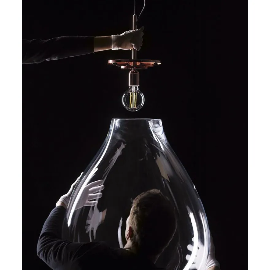 TIM Exklusive Glas-Pendelleuchte