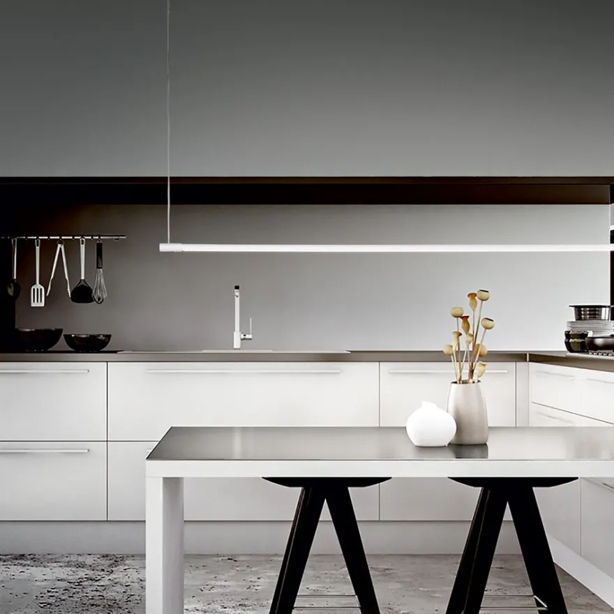 YONNO Lange minimalistische LED Hängeleuchte